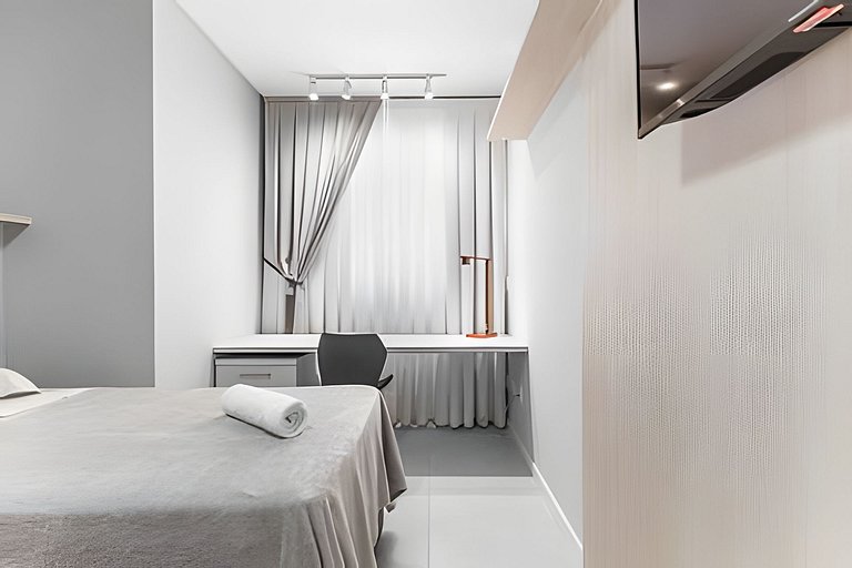 Apartamento completo para 4P | vaga | wifi