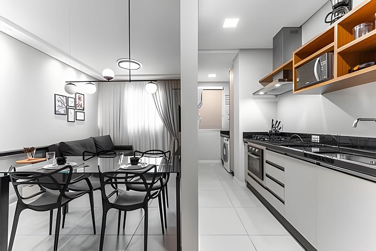Apartamento completo para 4P | vaga | wifi