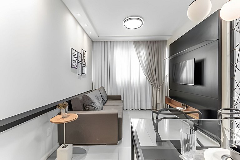 Apartamento completo para 4P | vaga | wifi
