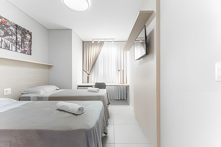 Apartamento completo para 4P | vaga | wifi