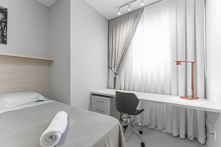 Apartamento completo para 4P | vaga | wifi