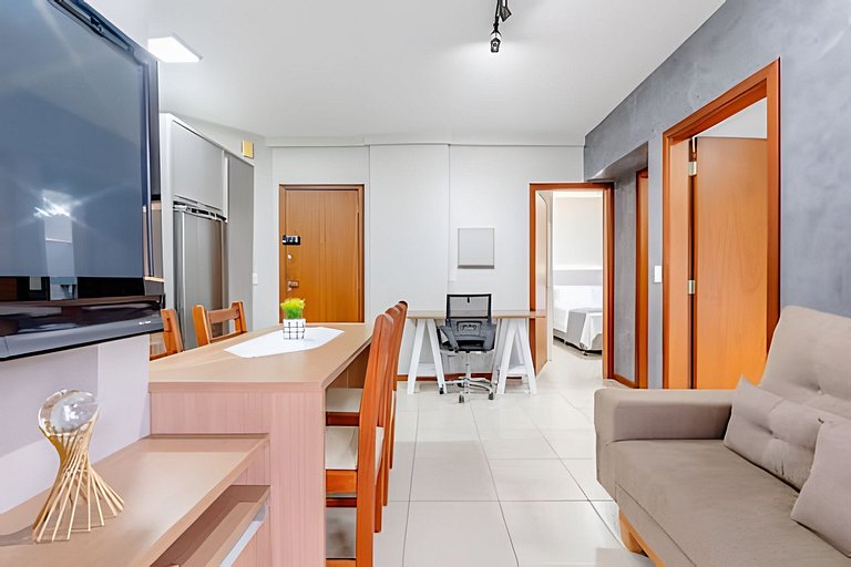 AP 2/4 para 5P | 2 vagas | WIFI | Churrasqueira