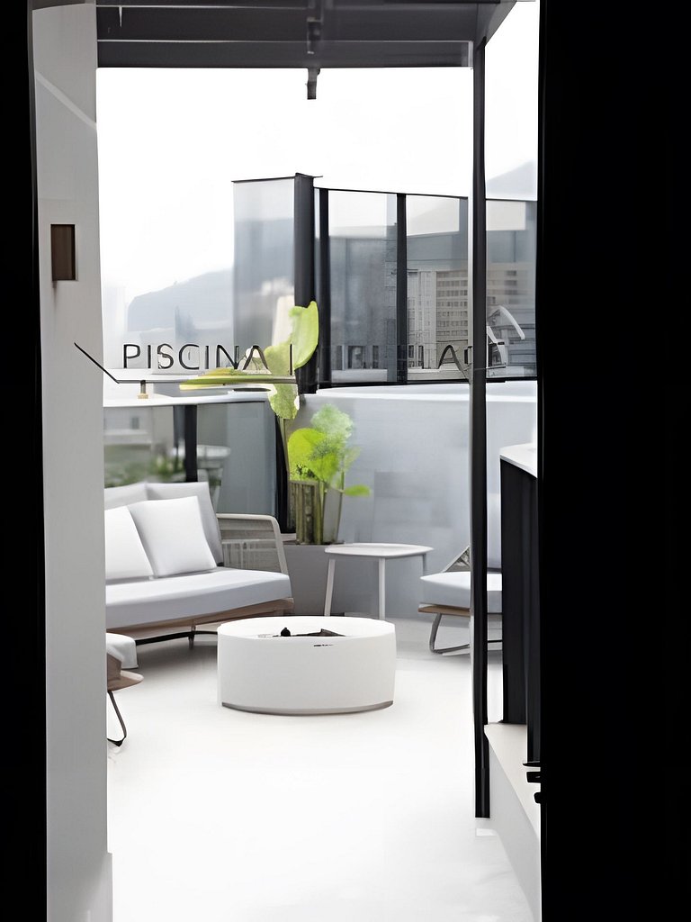 Loft amplo e moderno p/ casal | centro de Blumenau