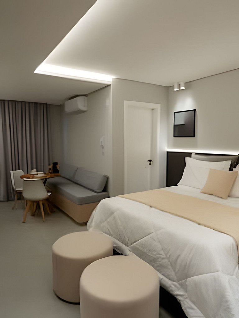 Loft amplo e moderno p/ casal | centro de Blumenau