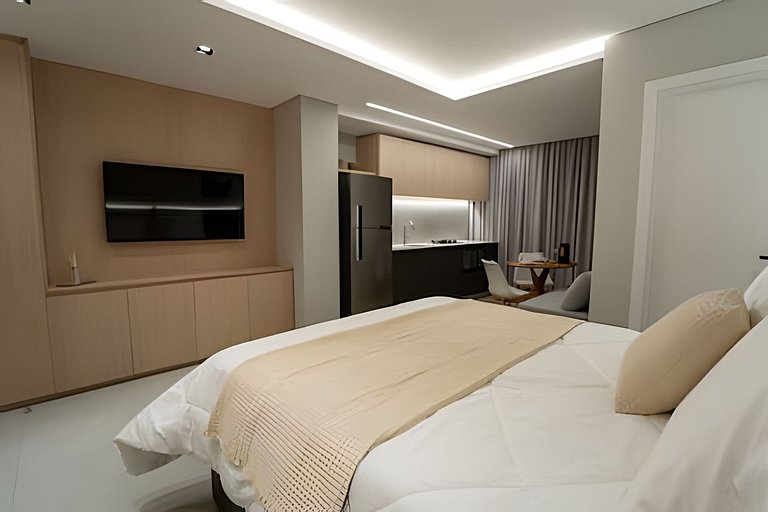 Loft amplo e moderno p/ casal | centro de Blumenau