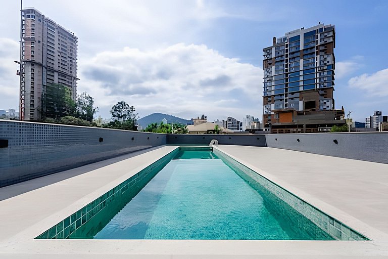 Viva o Centro de Blumenau | vaga | piscina | WIFI