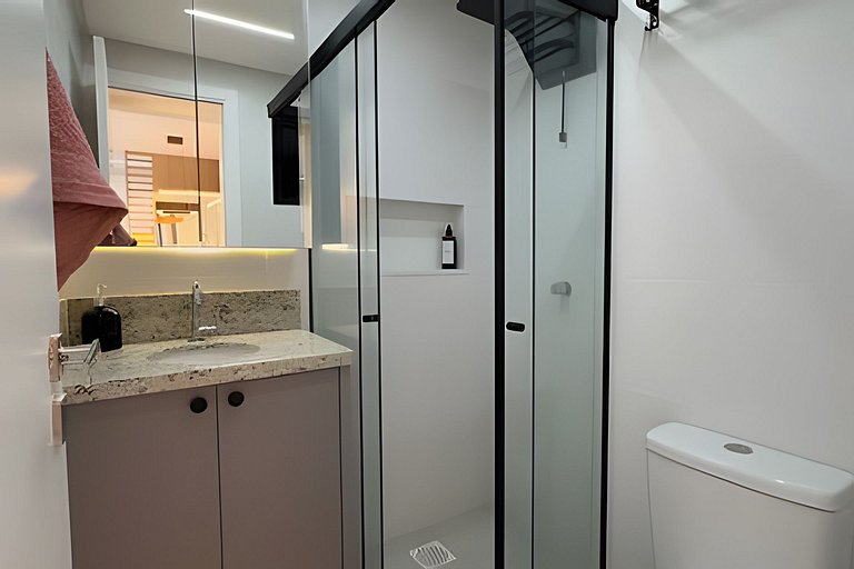 AP 1/4 novo ao lado da Furb com vaga | wifi | A/C
